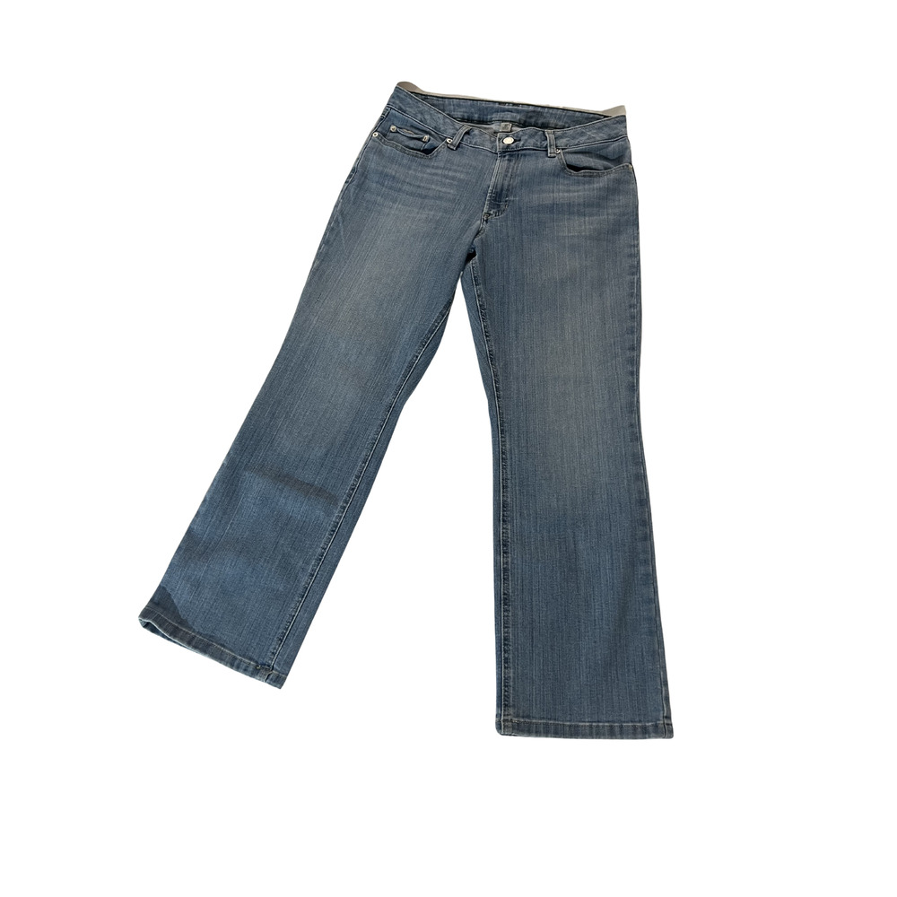 LL Bean Bootcut Jeans 12 Petite Favorite Fit